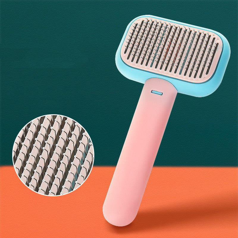 Cat Dog Hair Massage Comb Open-Knot Stainless Steel Comb