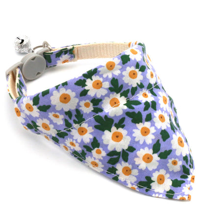 Pet Triangular Scarf Collar Small Floral