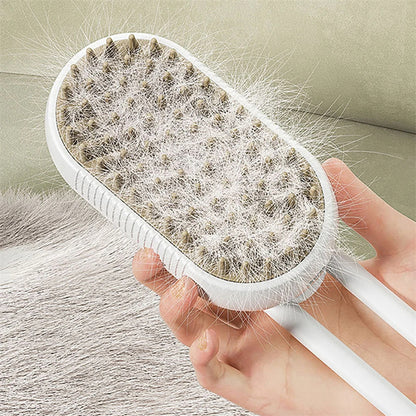Steam Brush 3 In 1 Electric Spray Hair Brushes For Massage Pet Grooming Comb